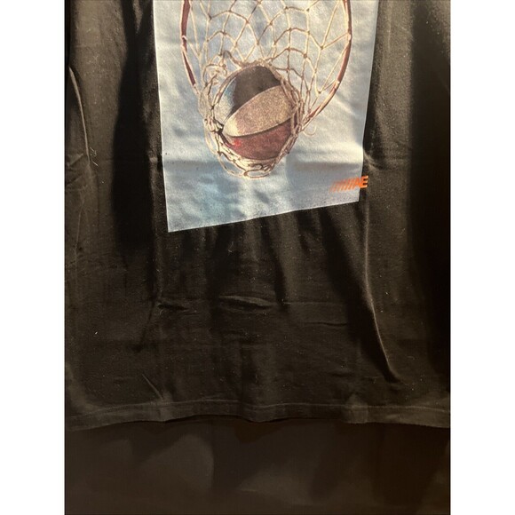 American Eagle Outfitters Flex Men Medium Black Crew Neck Graphic T-shirt - Picture 6 of 11